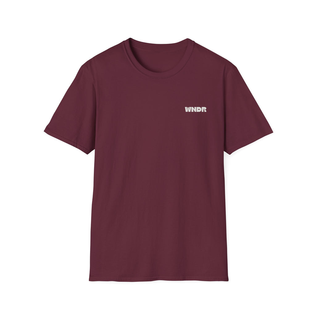 WNDR Logo T-Shirt | Minimal Graphic Tee, Chest Print