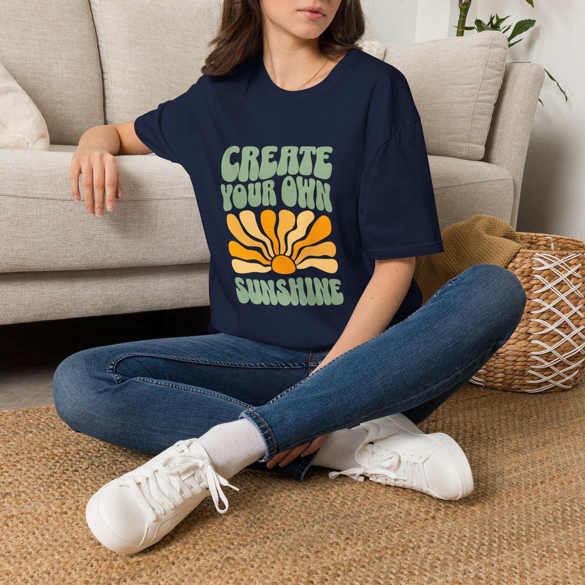 Create Your Own Sunshine T-Shirt | Retro Sun Graphic
