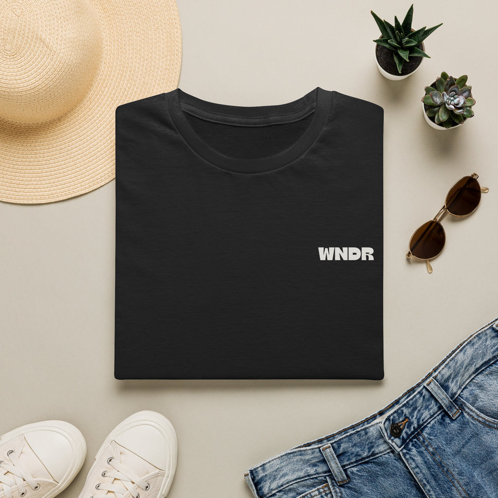 WNDR Logo T-Shirt | Minimal Graphic Tee, Chest Print