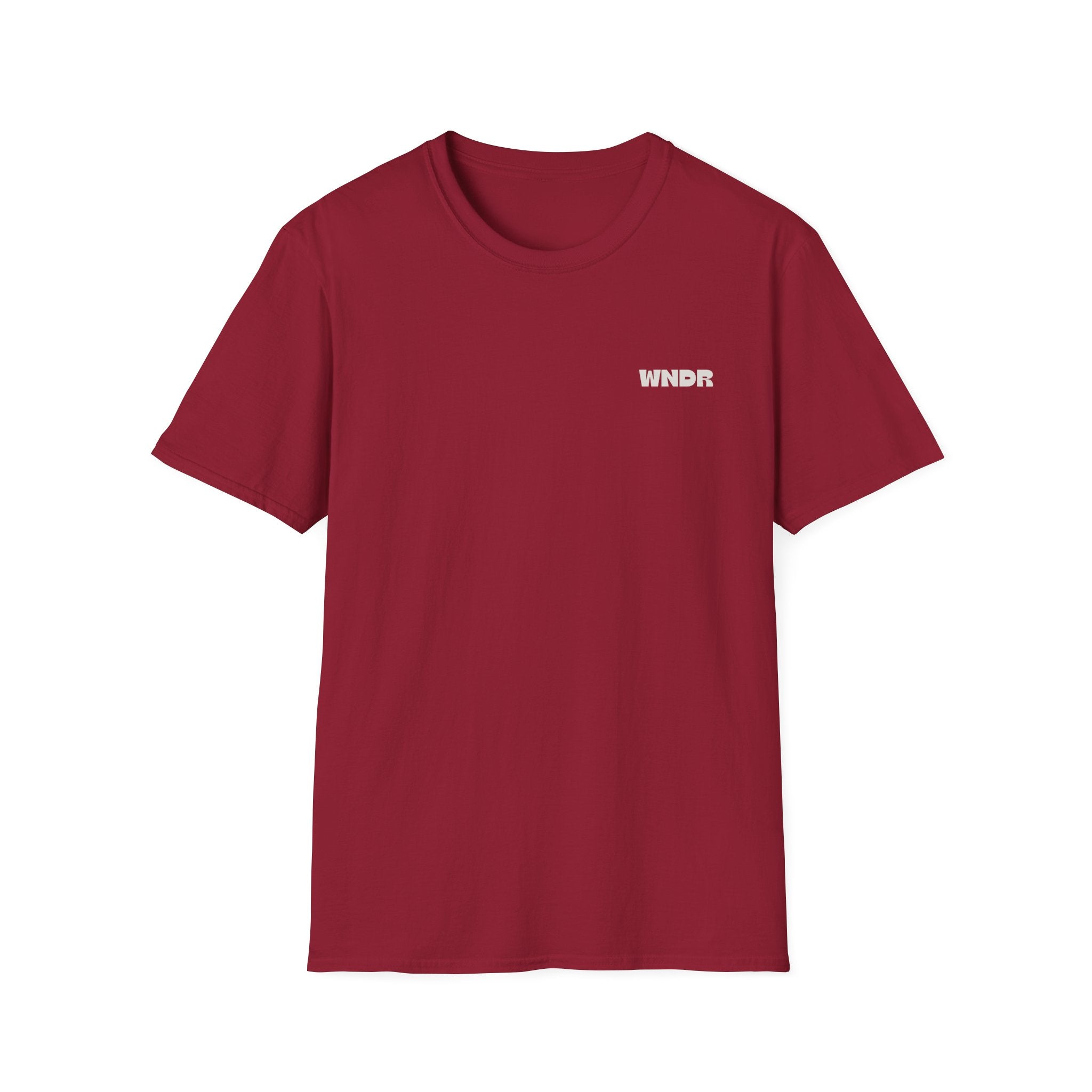 WNDR Logo T-Shirt | Minimal Graphic Tee, Chest Print