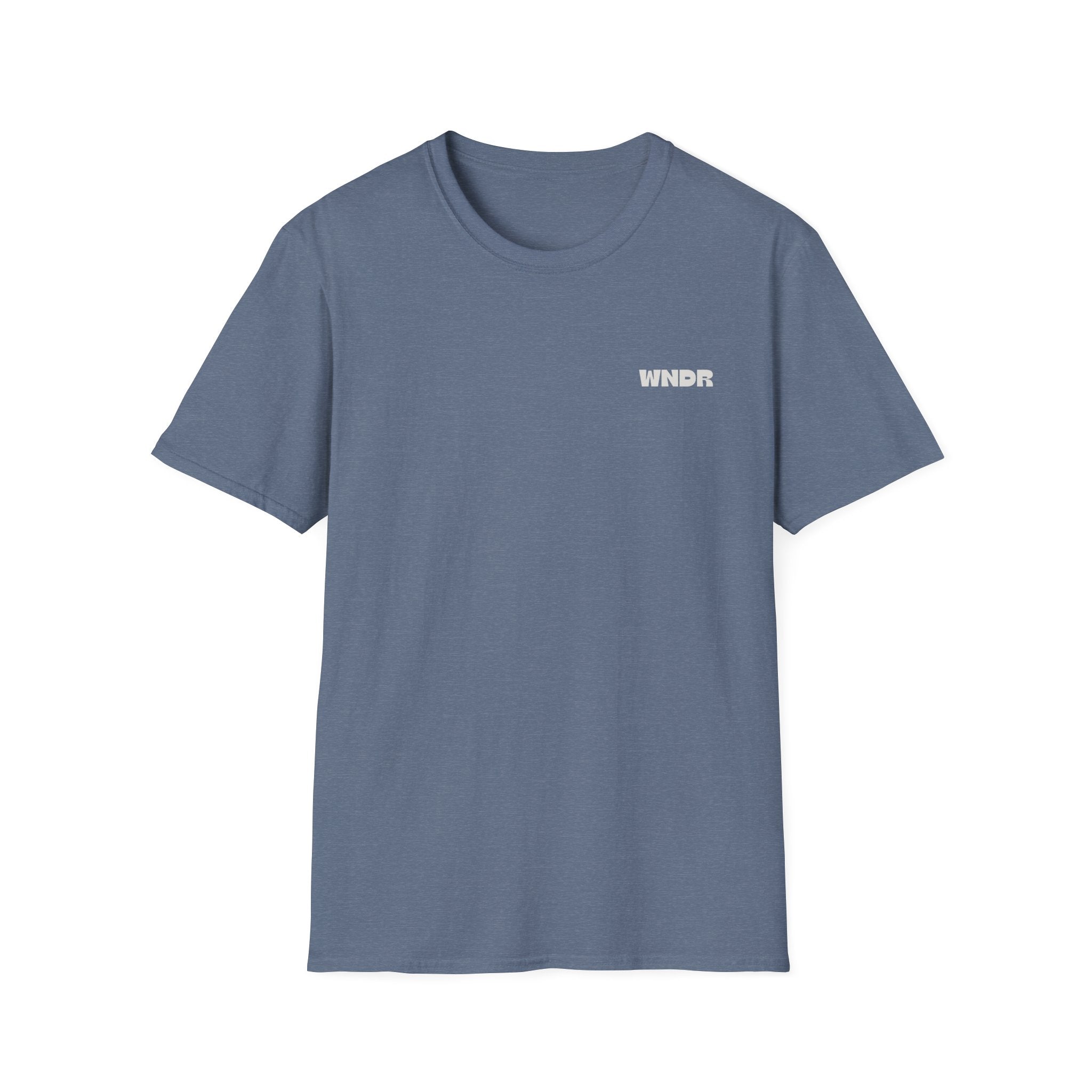 WNDR Logo T-Shirt | Minimal Graphic Tee, Chest Print