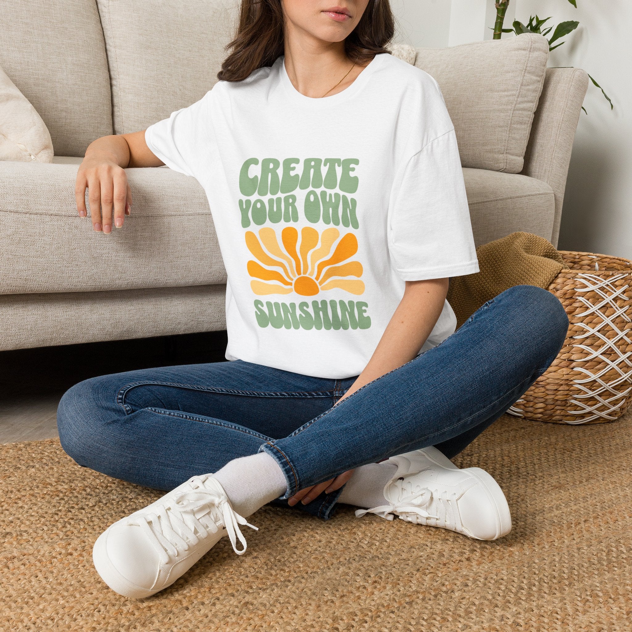 Create Your Own Sunshine T-Shirt | Retro Sun Graphic