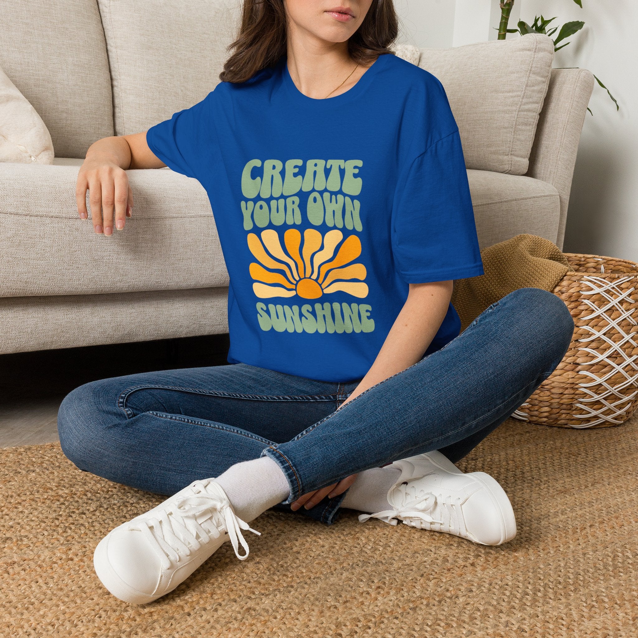 Create Your Own Sunshine T-Shirt | Retro Sun Graphic