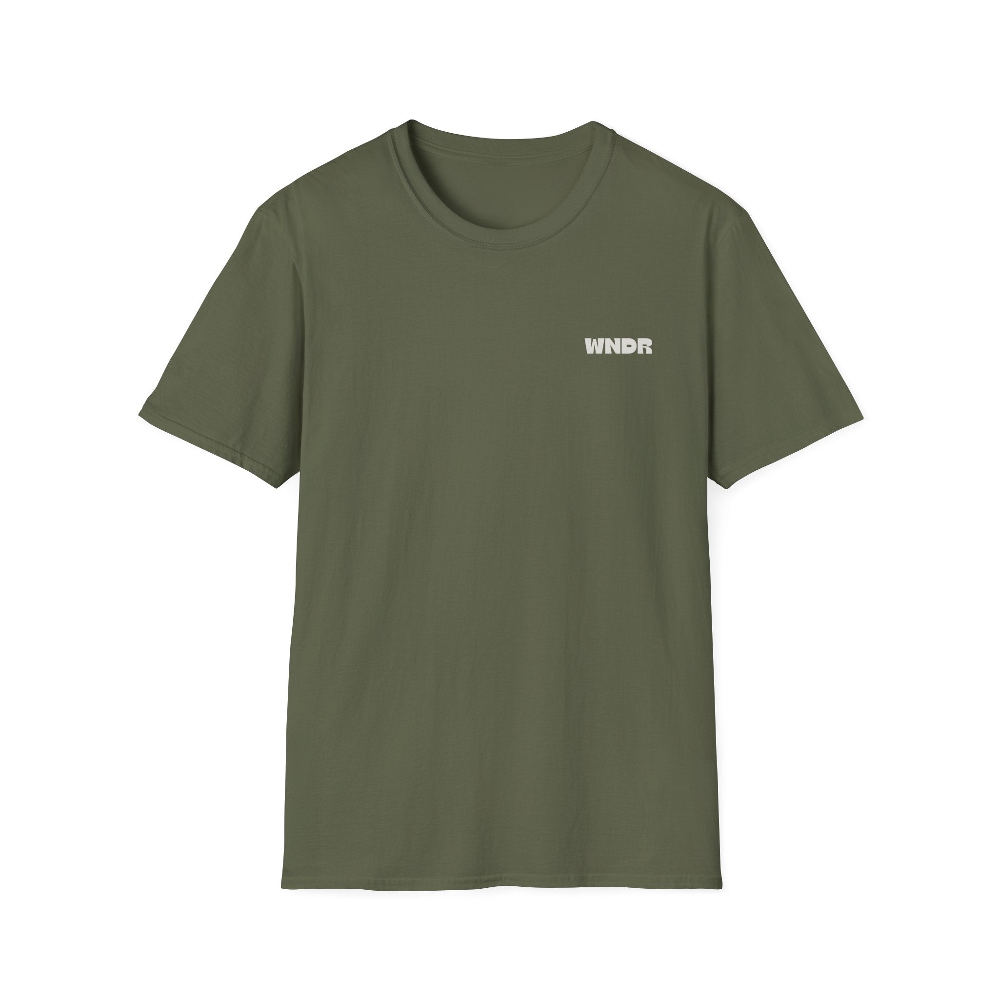 WNDR Logo T-Shirt | Minimal Graphic Tee, Chest Print