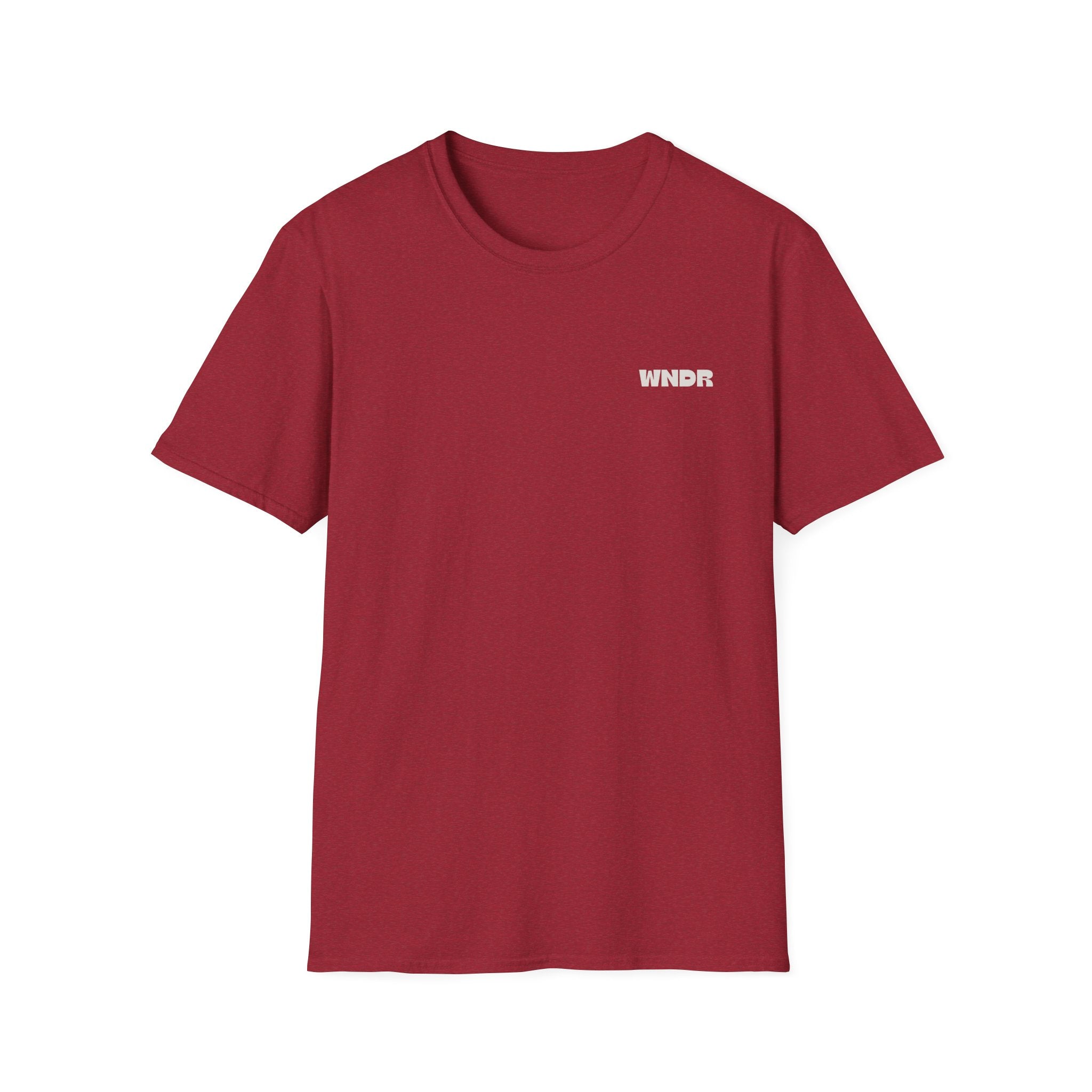 WNDR Logo T-Shirt | Minimal Graphic Tee, Chest Print
