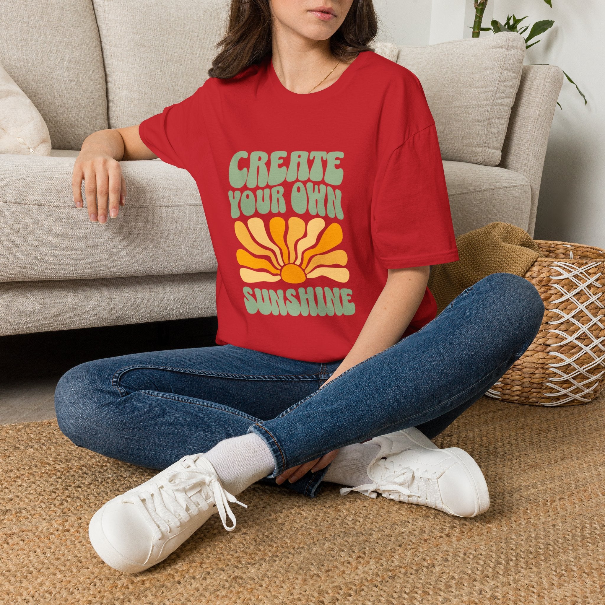Create Your Own Sunshine T-Shirt | Retro Sun Graphic
