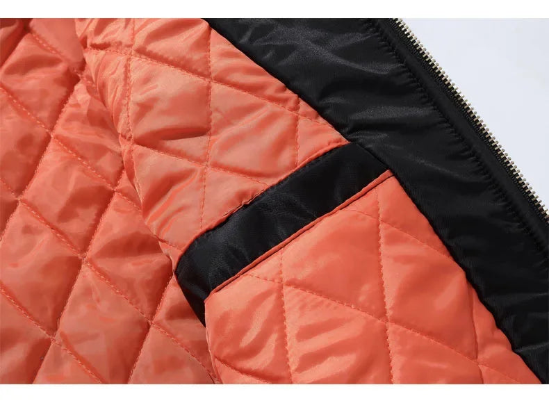 MA-1 Flight Bomber Jacket for Men Thick and Thin Casual Zipper Jackets Baseball Pilot Waterproof Winter Coat Male Plus Size 8XL