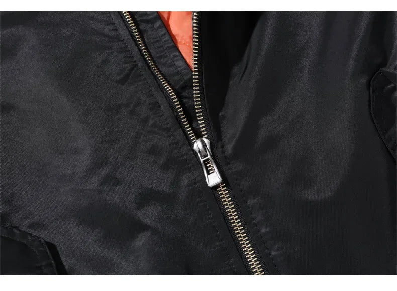 MA-1 Flight Bomber Jacket for Men Thick and Thin Casual Zipper Jackets Baseball Pilot Waterproof Winter Coat Male Plus Size 8XL