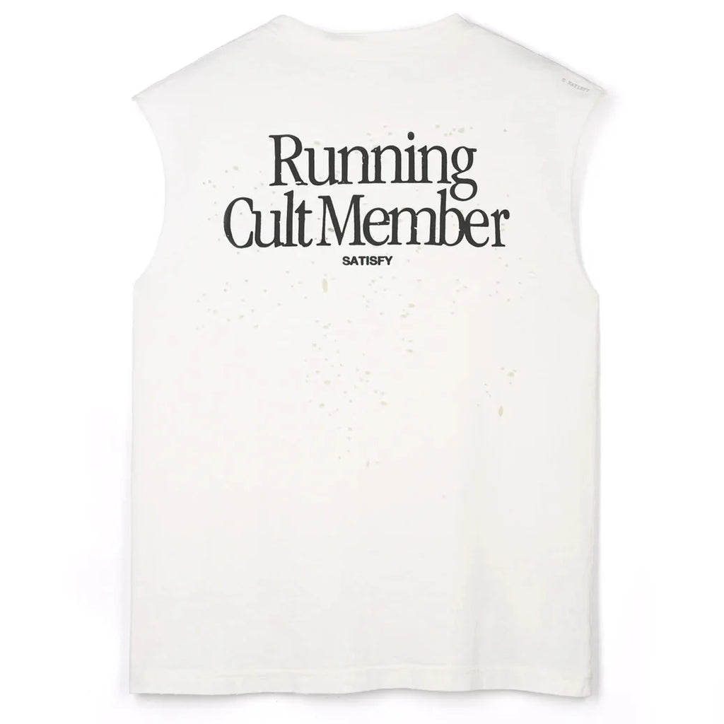 Satisfy running sports vest loose casual cotton T-shirt