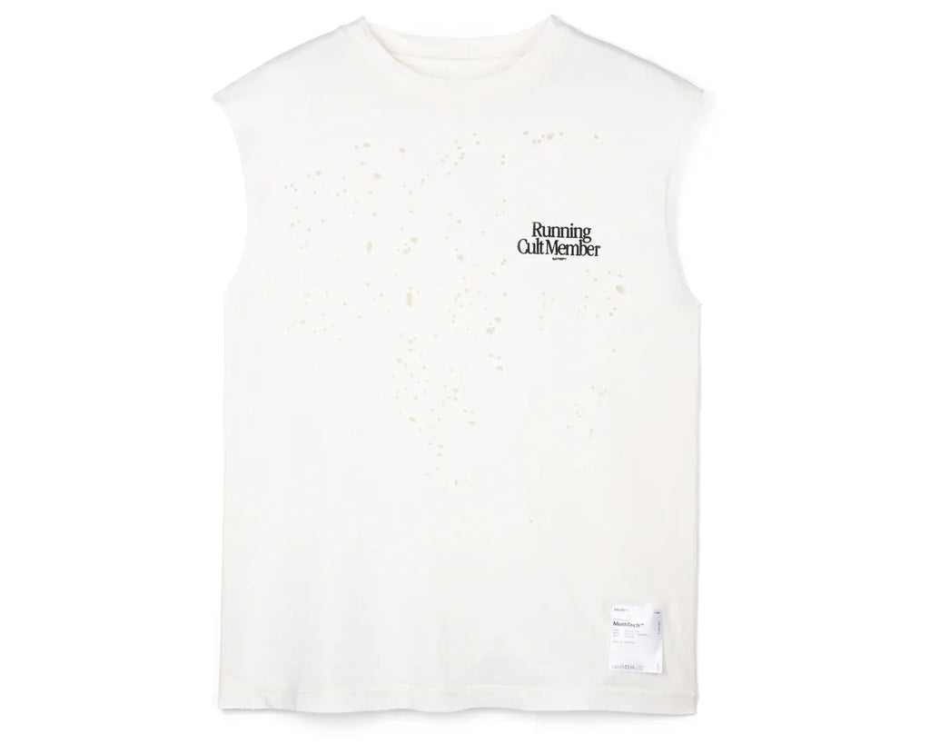 Satisfy running sports vest loose casual cotton T-shirt