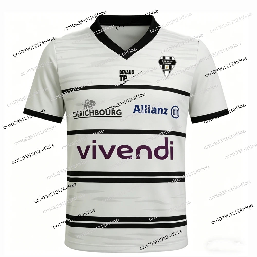 2025/26 New Men's Sports Rugby Jersey CA BriveComfortable, BreathableQuick-Drying TrainingSuitSuitable for Gifts and Outdoor Use