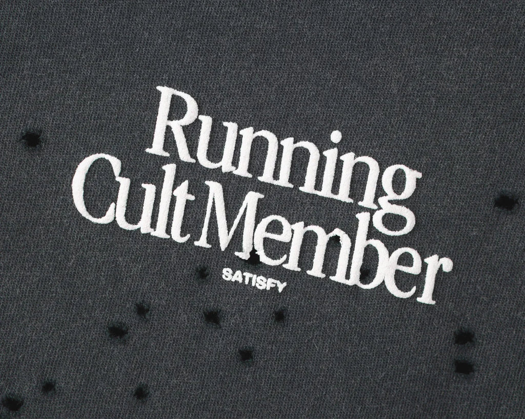 Satisfy running sports vest loose casual cotton T-shirt