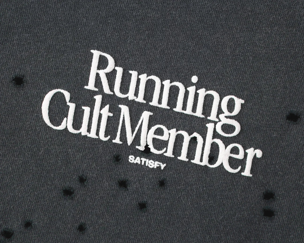 Satisfy running sports vest loose casual cotton T-shirt
