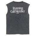 Satisfy running sports vest loose casual cotton T-shirt