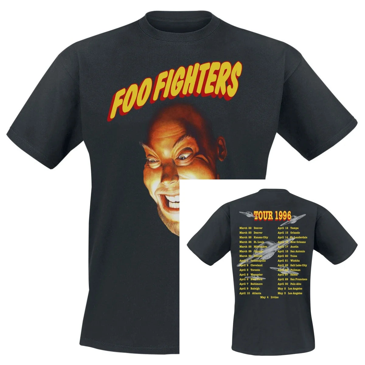 2026 Foo Fighters Cotton Band Shirt Unisex Summer Short Sleeve Fashion Brand Tee Luxury Casual Vintage