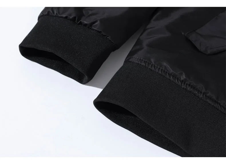 MA-1 Flight Bomber Jacket for Men Thick and Thin Casual Zipper Jackets Baseball Pilot Waterproof Winter Coat Male Plus Size 8XL