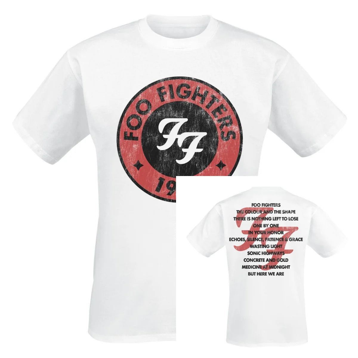 2026 Foo Fighters Cotton Band Shirt Unisex Summer Short Sleeve Fashion Brand Tee Luxury Casual Vintage