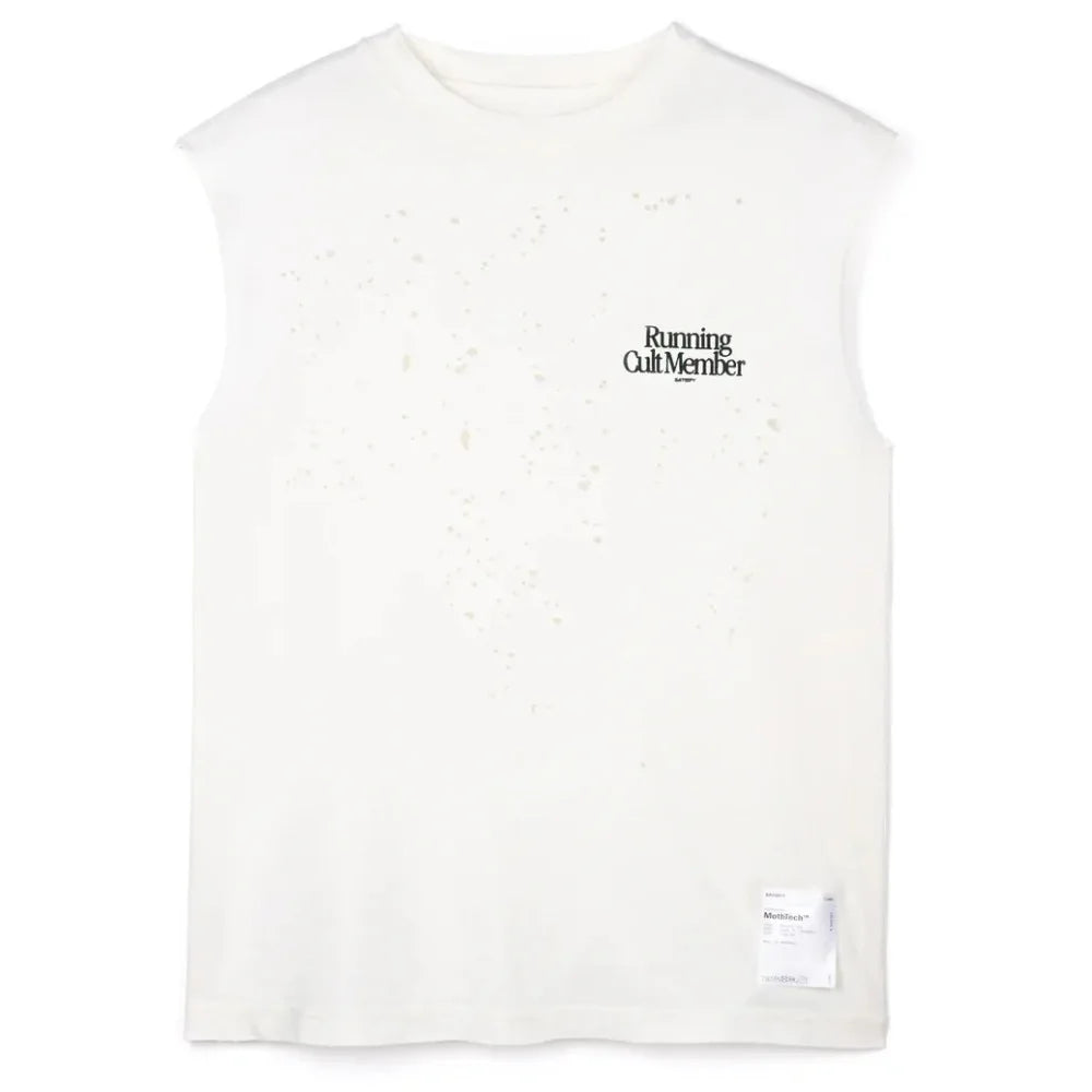 Satisfy running sports vest loose casual cotton T-shirt