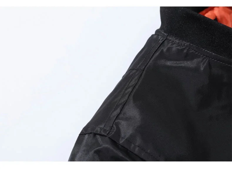 MA-1 Flight Bomber Jacket for Men Thick and Thin Casual Zipper Jackets Baseball Pilot Waterproof Winter Coat Male Plus Size 8XL