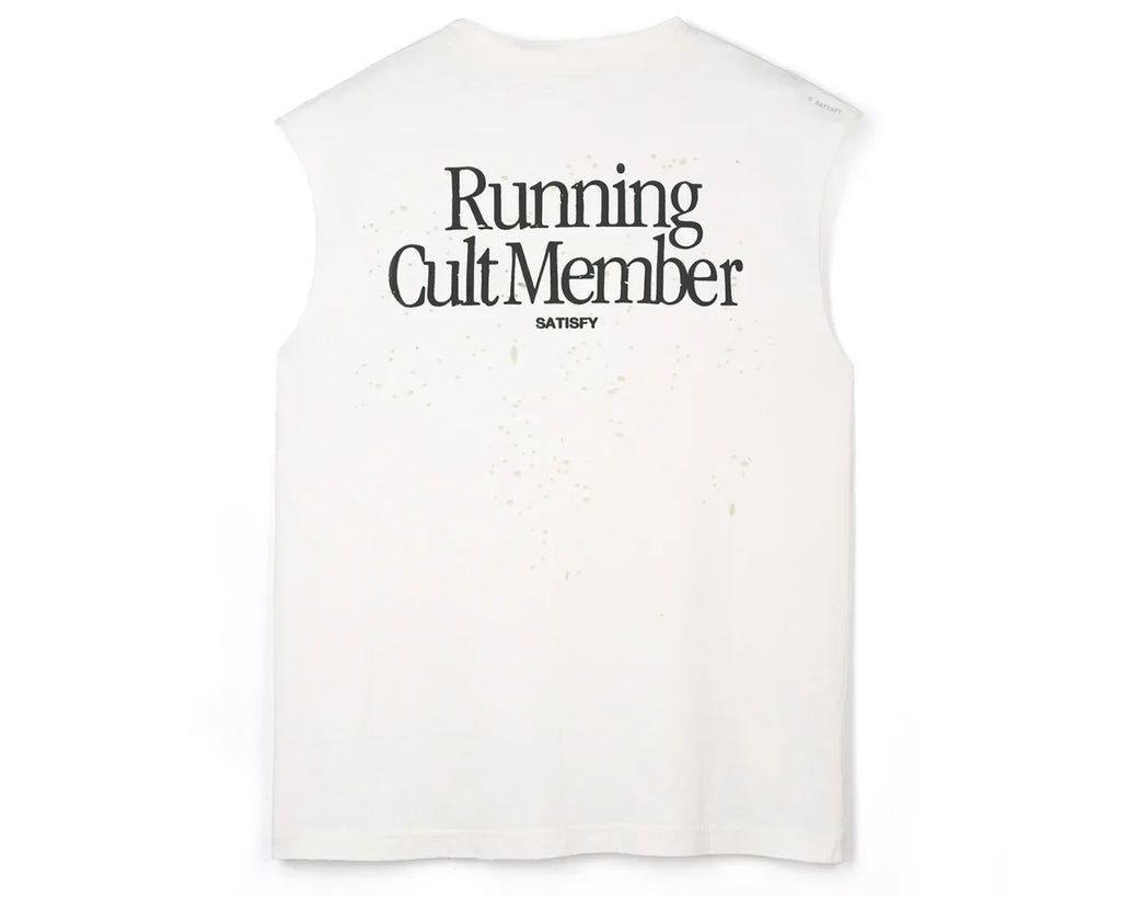 Satisfy running sports vest loose casual cotton T-shirt