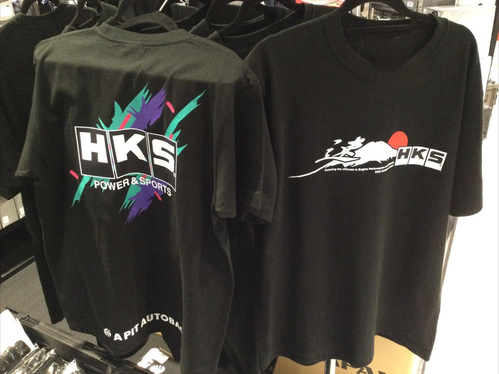 HKS T-Shirt Car Enthusiasts Drifting Drag JDM Men's and Women's Same Round Neck Cotton T-shirt Motorcycle Street T-shirt