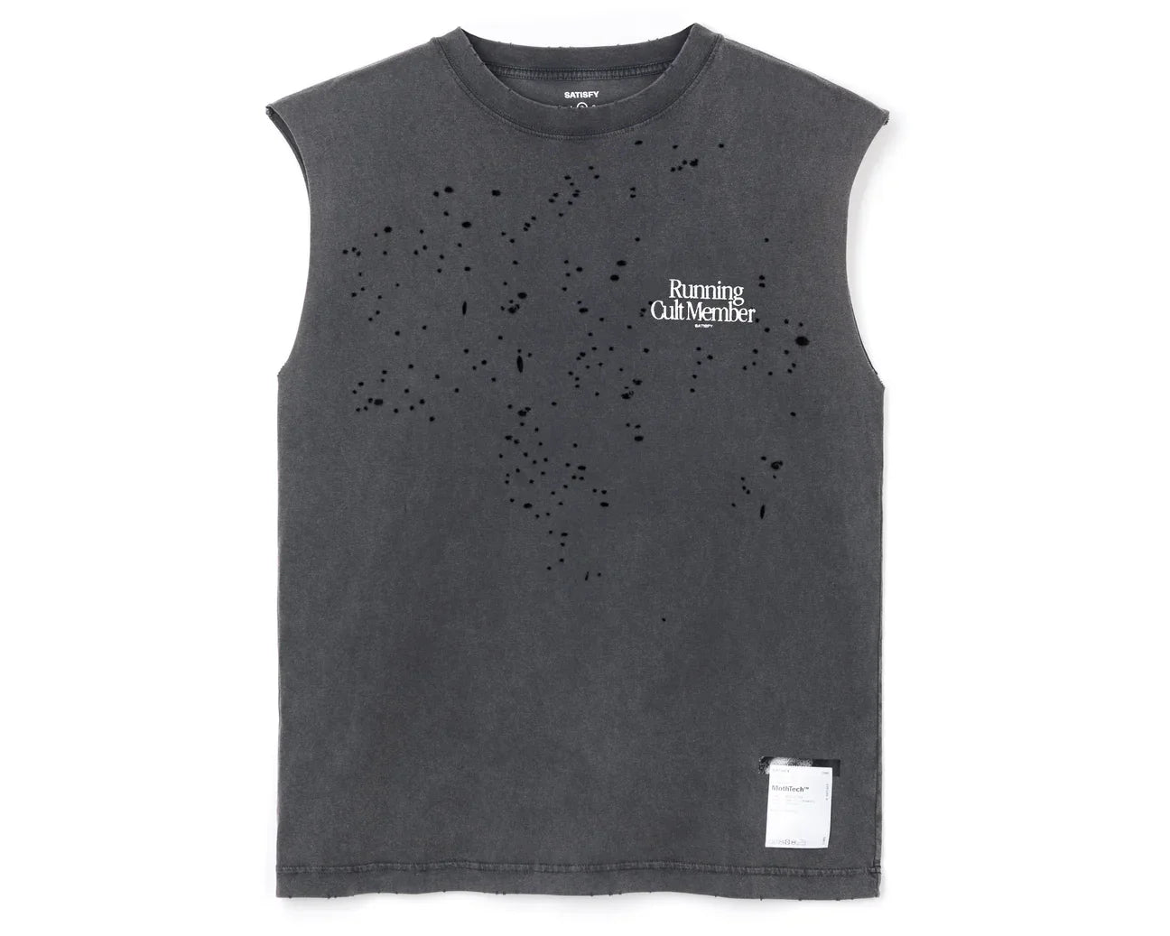 Satisfy running sports vest loose casual cotton T-shirt