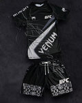 2026 Summer Bestseller New Boxing Suit Men's UFC Enthusiasts Fighting Night Quick Drying Training Shorts Set Fitness Set