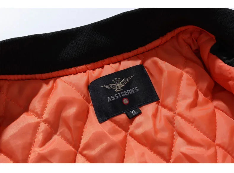 MA-1 Flight Bomber Jacket for Men Thick and Thin Casual Zipper Jackets Baseball Pilot Waterproof Winter Coat Male Plus Size 8XL